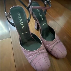 Authentic Vintage Purple Prada Heels